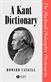 Kant Dictionary, A